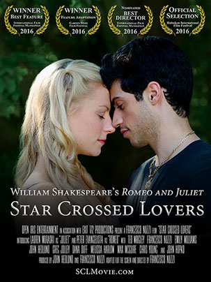 Star Crossed Lovers Romeo and Juliet Poster by Open Iris Entertainment